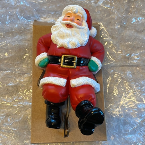 Stocking Hanger- Santa Clause. New in Original Box - Picture 3 of 6